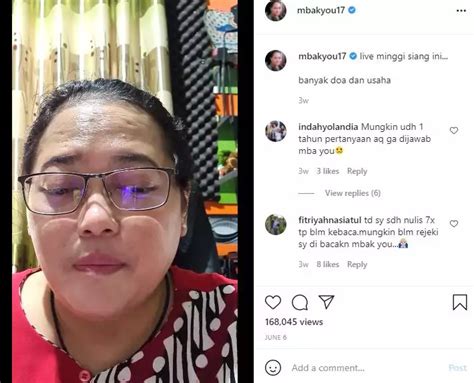 Potret Terakhir Mbak You Sebelum Meninggal Dunia Beri Pesan Haru