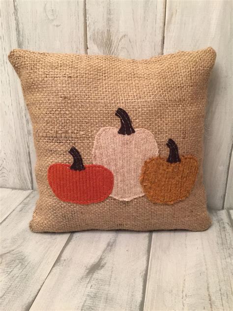 Rustic Pumpkin Pillow Fall Pillows Diy Fall Fall Decor Diy