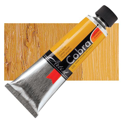 Cobra Artist Water Mixable Oil Paint Yellow Ochre 150 Ml Tube