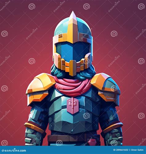 Playful and Surprising Image of Pixel Paladin, a Lovable Medieval