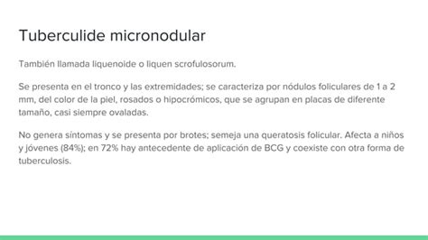 Tuberculosis Cutanea Ppt