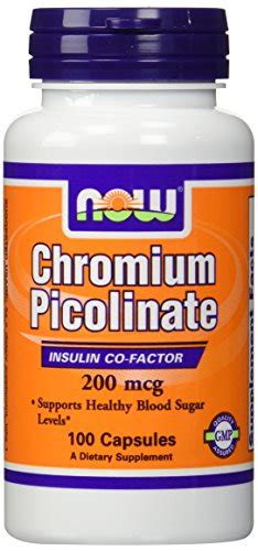 Now Foods Chromium Picolinate 200 Mcg 200 Capsules