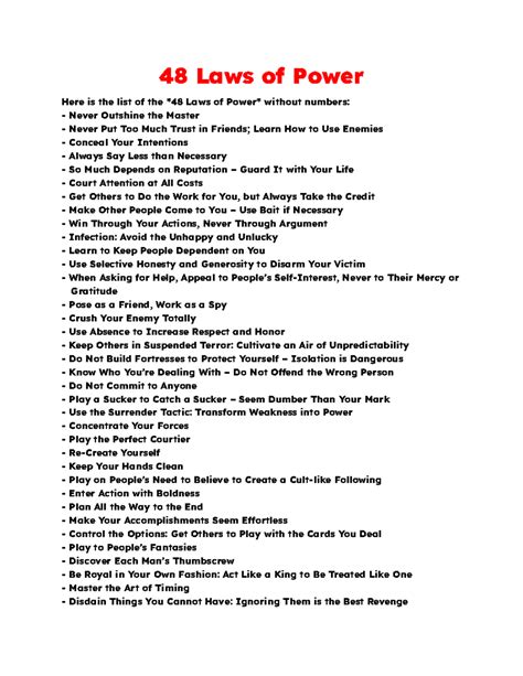 48 Laws of Power-2 - Yhhh - 48 Laws of Power Here is the list of the 48