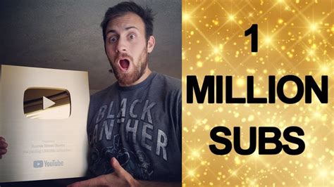 Million Subscribers Gold Play Button Unboxing Youtube