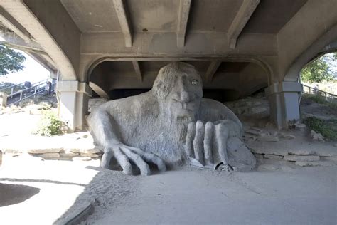 The Fremont Troll In Seattle Washington