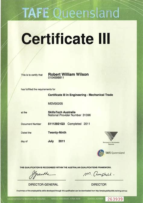 What Is Trade Certificate