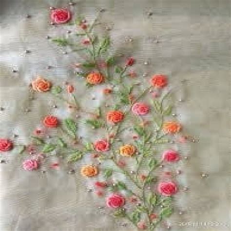 Rose Flower Hand Embroidery Designs