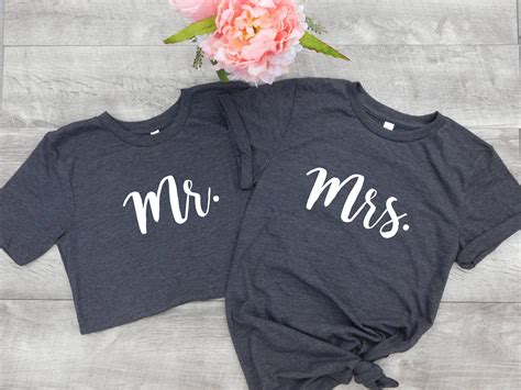 Mr And Mrs Shirts Mr Shirt Mrs Shirt Husband Shirt Wife Shirt