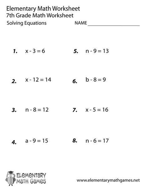 Solving 2 Step Equations 7th Grade Math