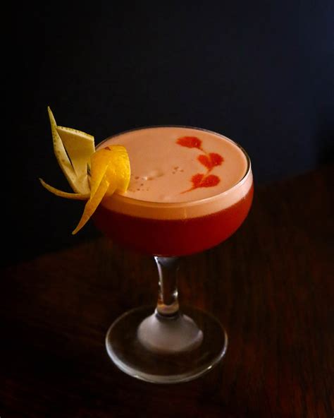 Sloe Gin Sour | Delicious sour style wintery cocktail — Grouchy-Bartender