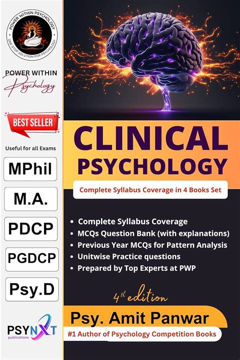 Buy Ma Mphil Clinical Psychology 4 Books Set Professional Diploma