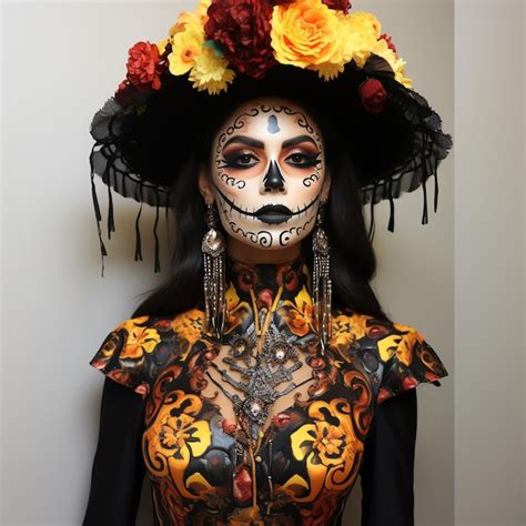 Dia De Los Muertos Outfit Mexikanischer Dia De Muertos Tag Der Toten