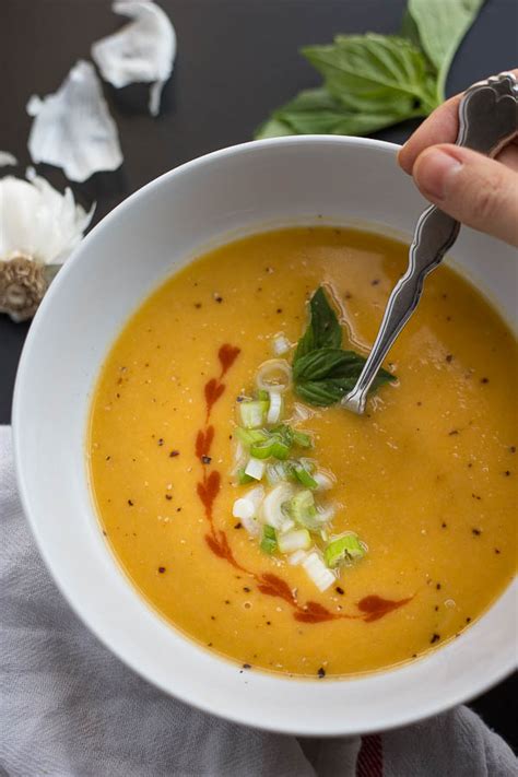 Thai Peanut Butternut Squash Soup Fooduzzi