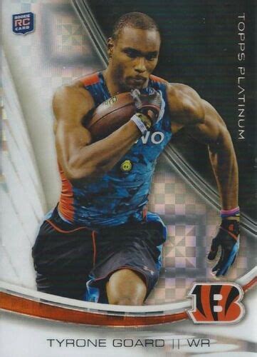 Topps Platinum Xfractors Tyrone Goard Rc Cincinnati Bengals