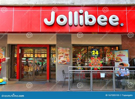 Jollibee Restaurant Facade At Intramuros In Manila Philippines