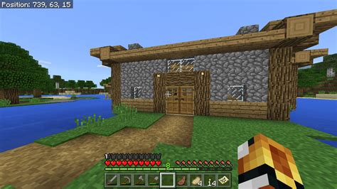 Exterior Starter Base Design : Minecraft