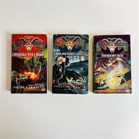 Shadowrun Secrets Of Power Trilogy Volume 1 3 Pb Book Lot By Robert N Charrette Ebay