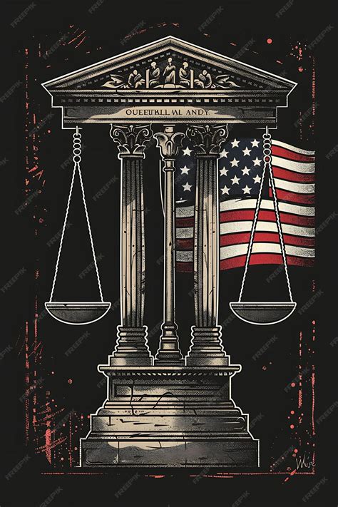 premium photo  poster   justice  justice   scale