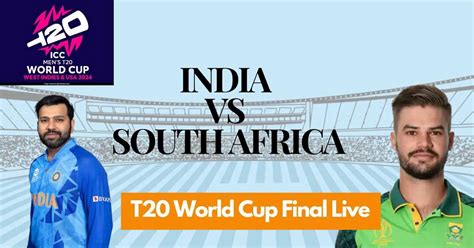 Inde Vs Afrique Du Sud Finale De La Coupe Du Monde T Score En