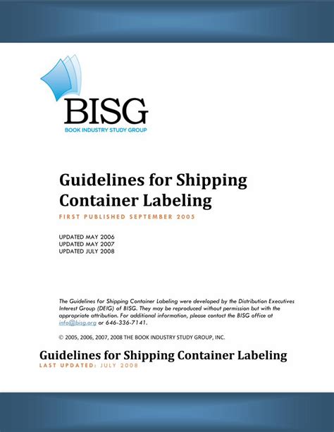 PDF Guidelines For Shipping Container Labeling For Shipping