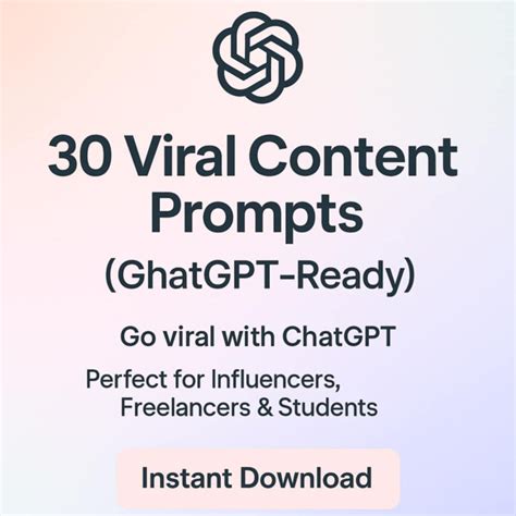 30 Viral Content Prompts for Social Media Creators (ChatGPT-Ready)