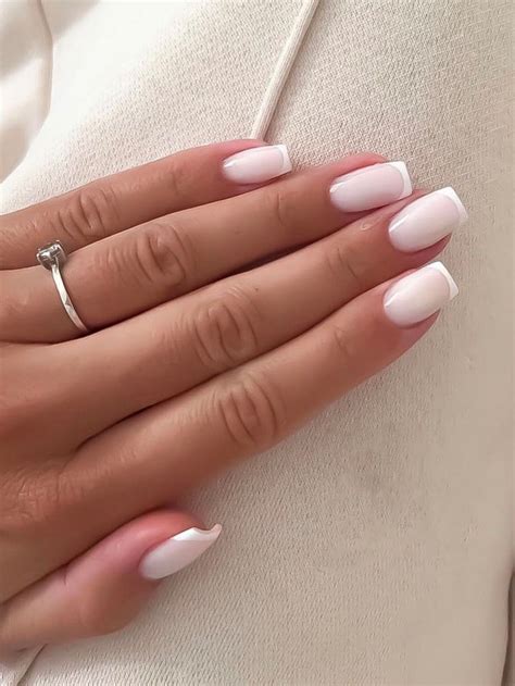 Frensh Nails French Manicure Nails Chic Nails Nude Nails Makeup