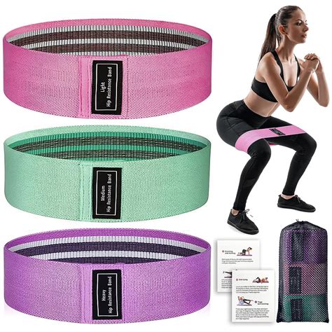 Marsonline Resistance Bands For Legs And Butt Exercise Bands 3 Levels