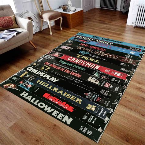 Horror Movie Rughalloween Rug Horror Rug Movie Characters Etsy