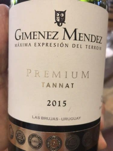 2015 Gimenez Mendez Premium Tannat Vivino