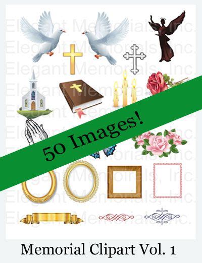 Funeral Program Clipart