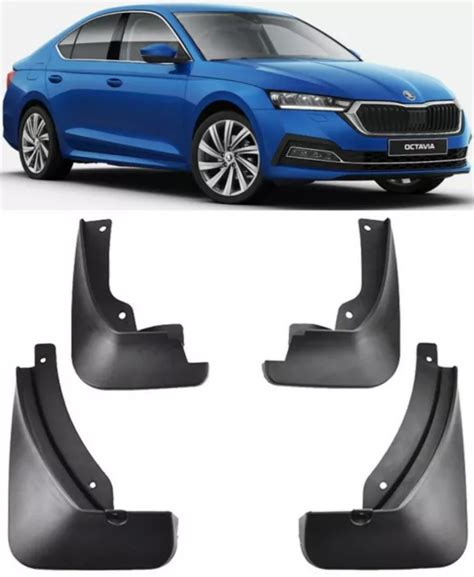 Genuine Oem Splash Guards Mud Flaps For Skoda Octavia Mk Iv