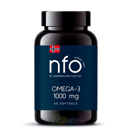 NFO Омега-3 1000 мг, 60 капс. купить в интернет-магазине Vitamina, цена ...