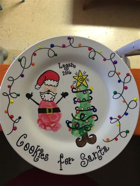 Diy Santa Cookie Plate Atelier Yuwa Ciao Jp