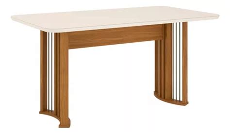 Mesa De Living Comedor Rectangular Estilo Moderno Henn SC63 127 De