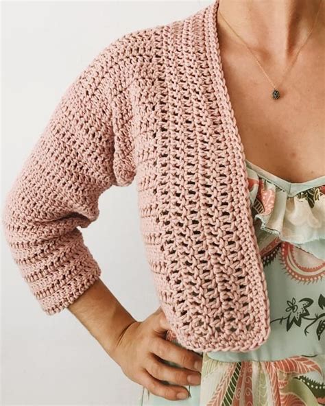 Crochet Pattern The Peony Cardigan Crocheted Lightweight Cardi