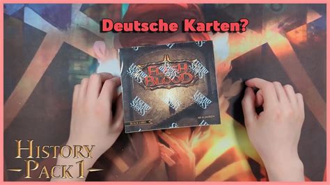 Deutsche Karten Flesh And Blood History Pack Black Label Youtube