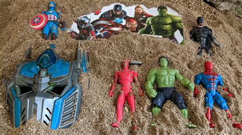 Hunting Found Menemukan Mainan Avengers Hulk Ironman Optimus Prime