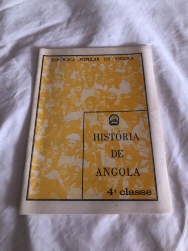 Republica Popular De Angola História de Angola 4ª Classe 1976 Rarest