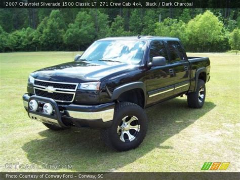 Black 2007 Chevrolet Silverado 1500 Classic Lt Z71 Crew Cab 4x4