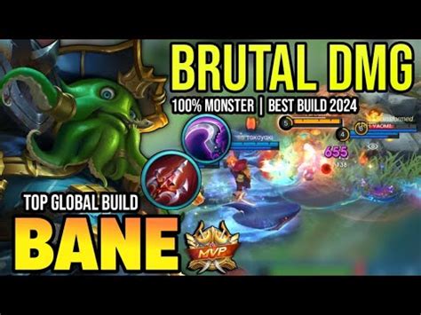 BANE BEST BUILD 2024 TOP GLOBAL BANE GAMEPLAY MOBILE LEGENDS YouTube