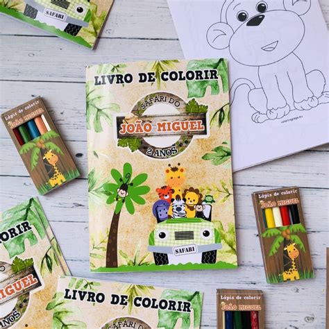 20 Livros de colorir Personalizado Lápis de colorir