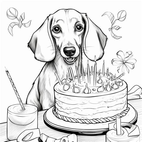 Czarno-biała Kolorowanka Dla Dzieci W Realistycznym Stylu świętuje