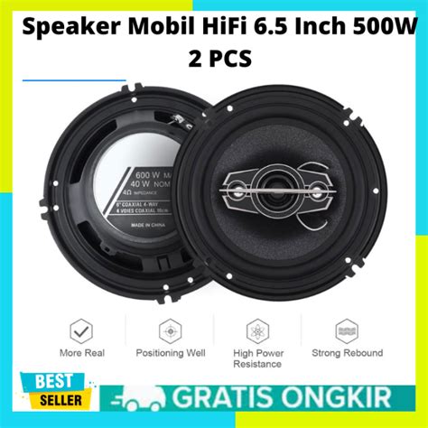 Pcs Speaker Pintu Mobil Inci Salon Mobil Subwoofer Mobil Hifi