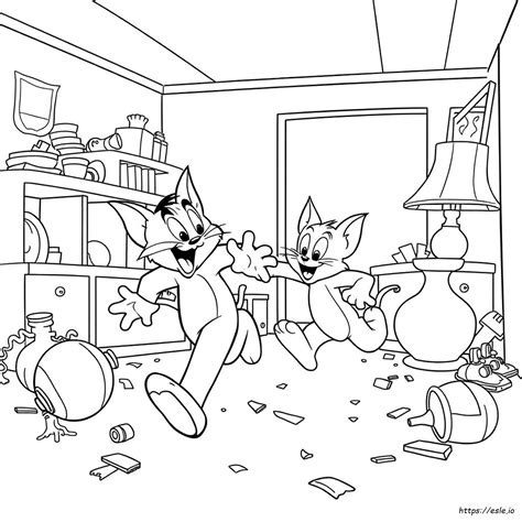 Tommy E Jerry Da Colorare - Tom E Jerry: Disegni Da Colorare Gratis