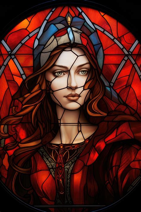 Download Ai Generated Woman Stained Glass Royalty Free Stock Illustration Image Pixabay