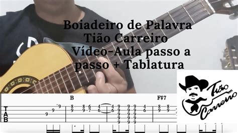 Boiadeiro de Palavra Tião Carreiro Vídeo Aula passo a passo