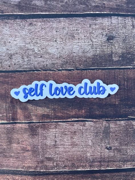 Self Love Sticker Pack Glossy Vinyl Stickers Love Yourself Etsy