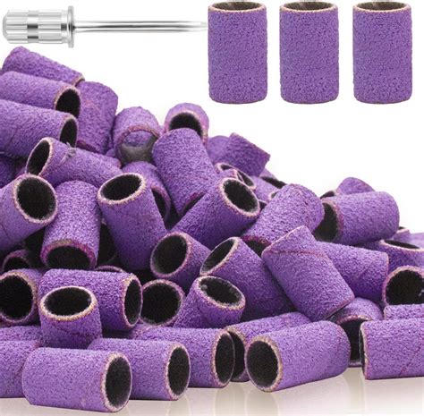 Amazon 100Pcs Sanding Bands For Nail Drill 150 Grit Medium Grit