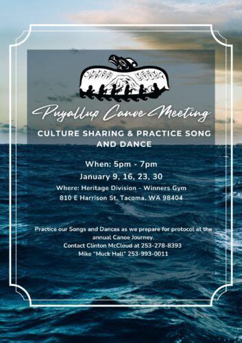 Culture Sharing - Practice Song and Dance | Puyallup Tribe