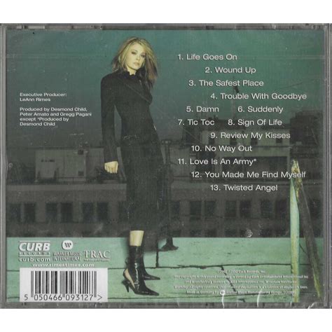 Leann Rimes Cd Twisted Angel Warner Music Sealed Ebay